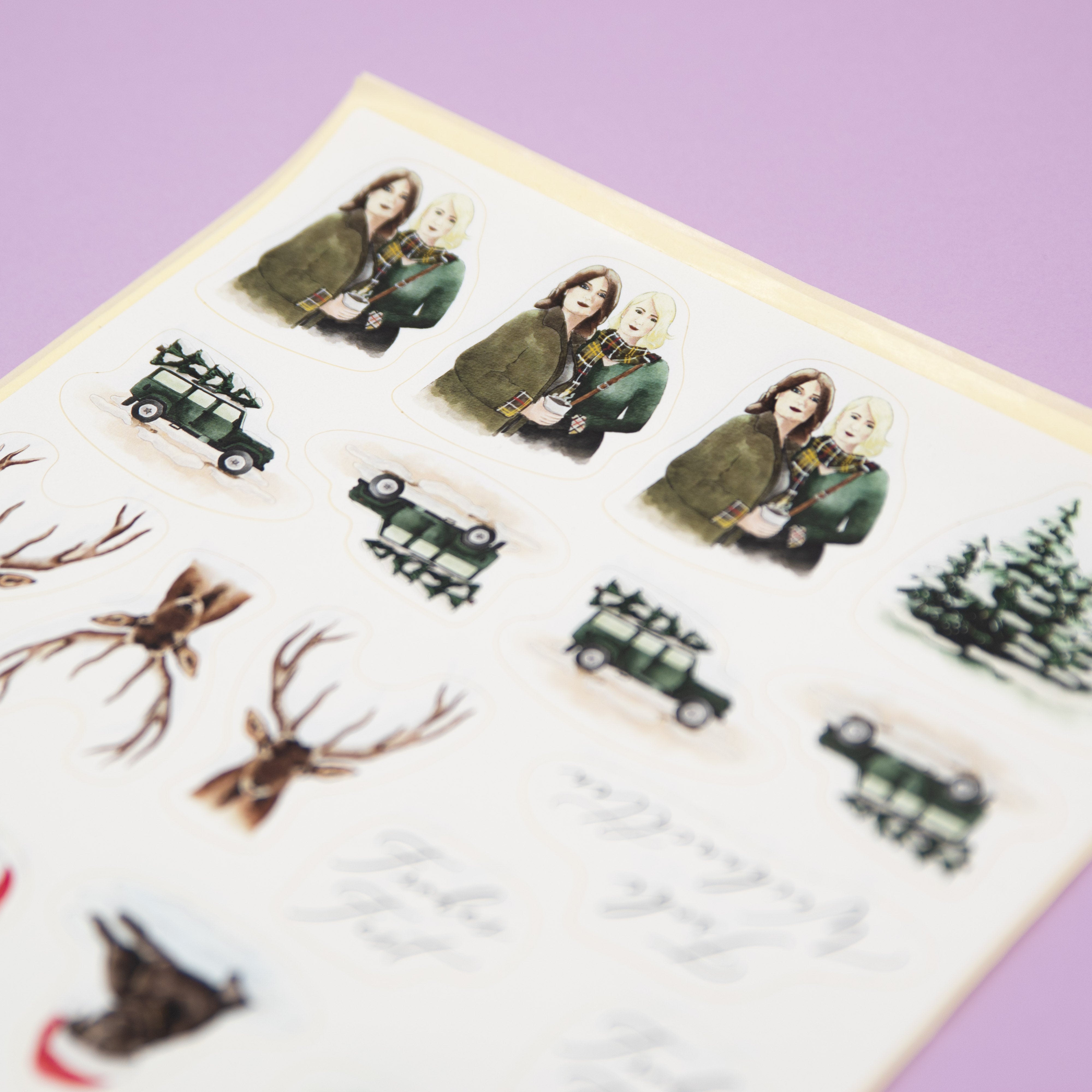 Stickerset, Frohe Weihnachten