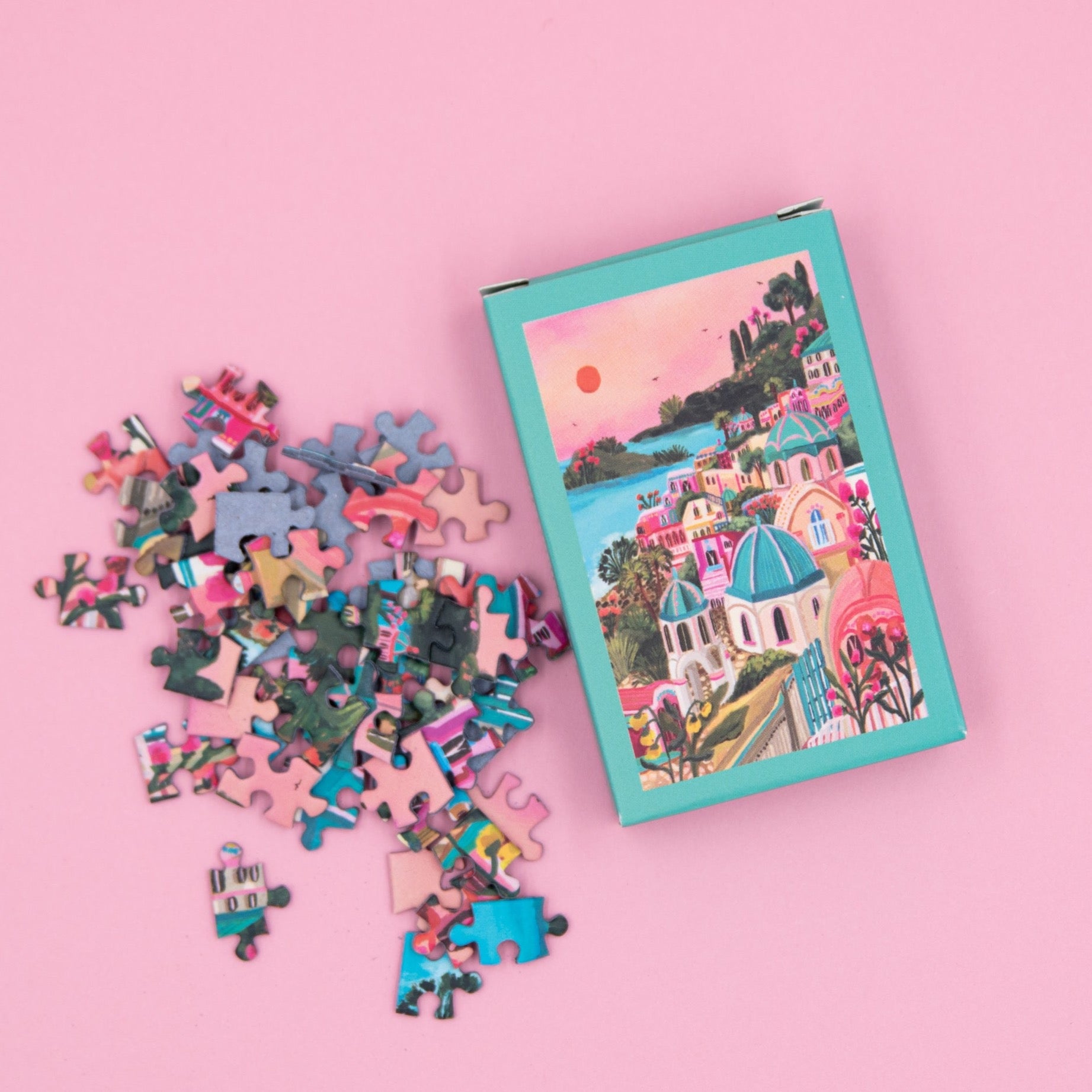 Minipuzzle Santorini Sun, 99 Teile