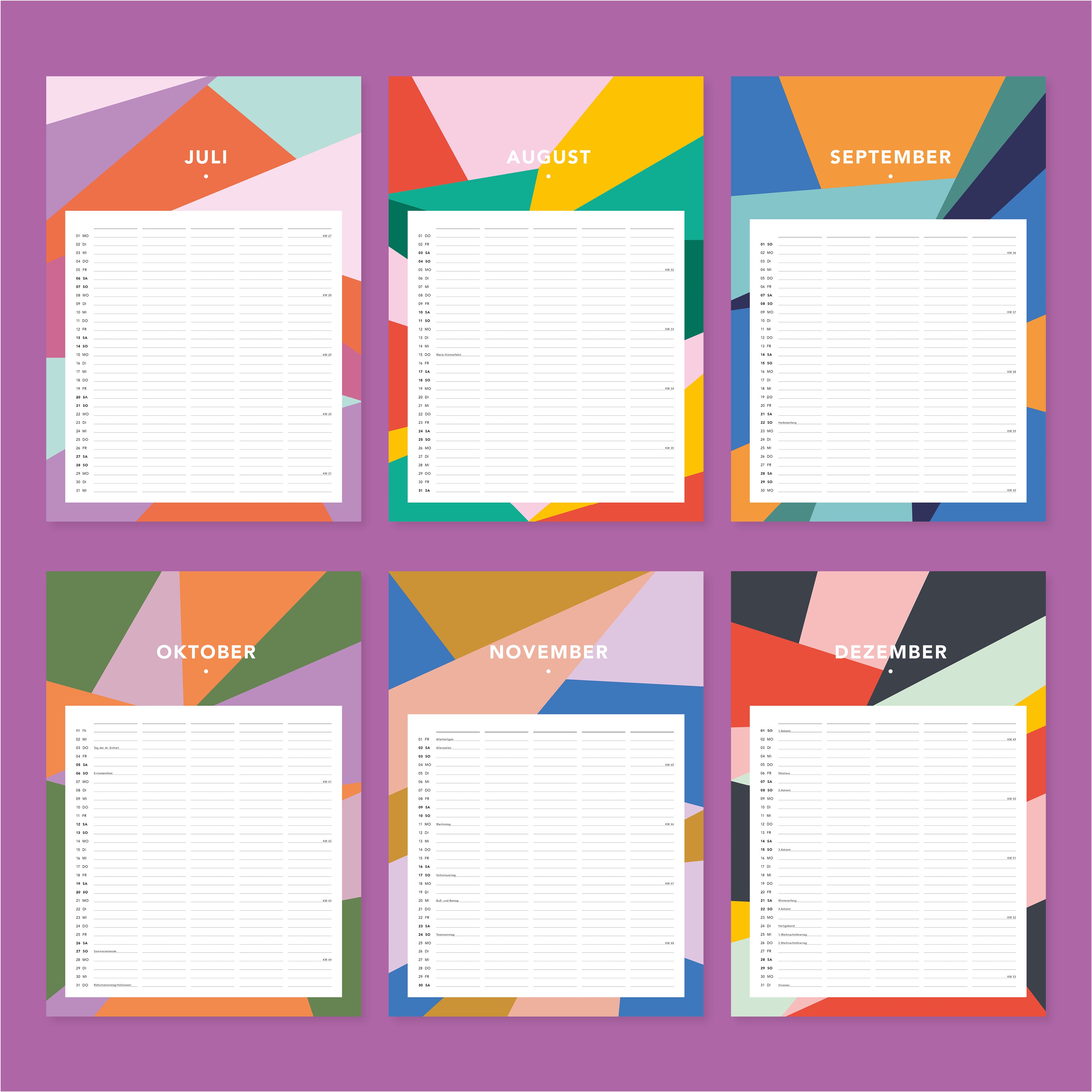 Familienkalender 2024 B-Ware!!