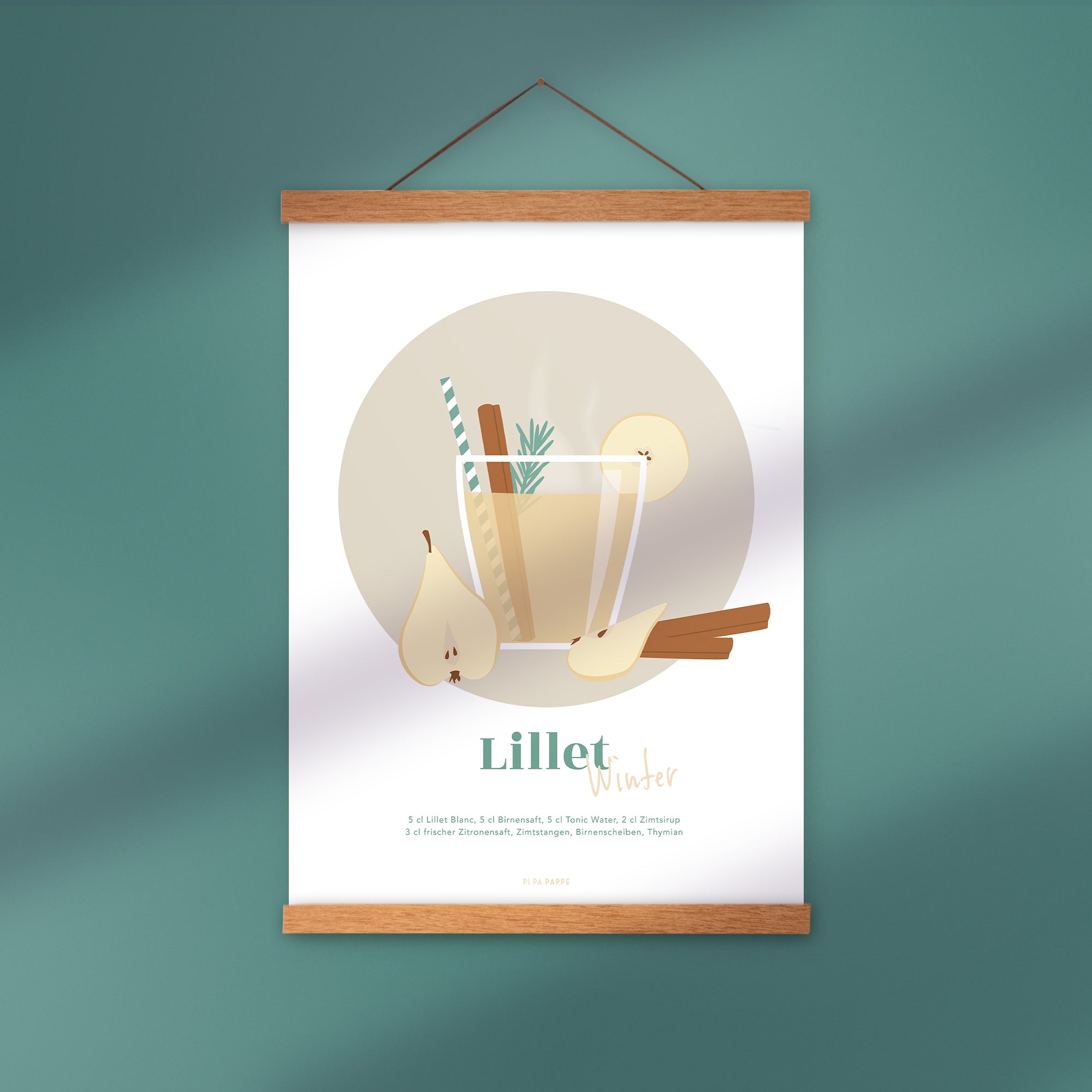 Poster Winter Lillet