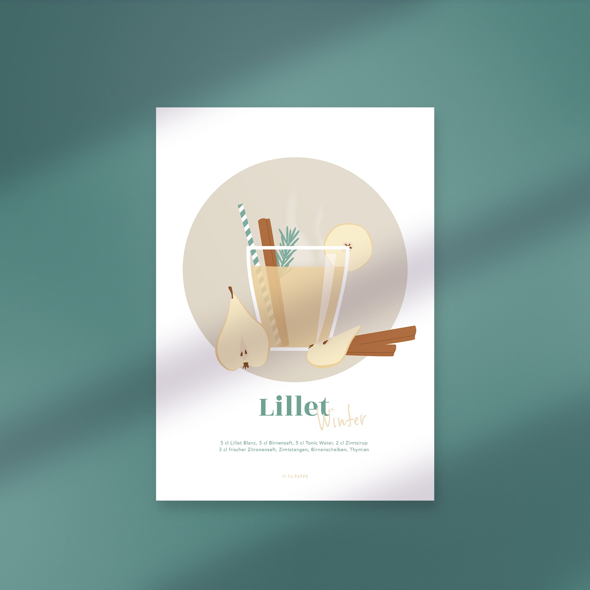Poster Winter Lillet