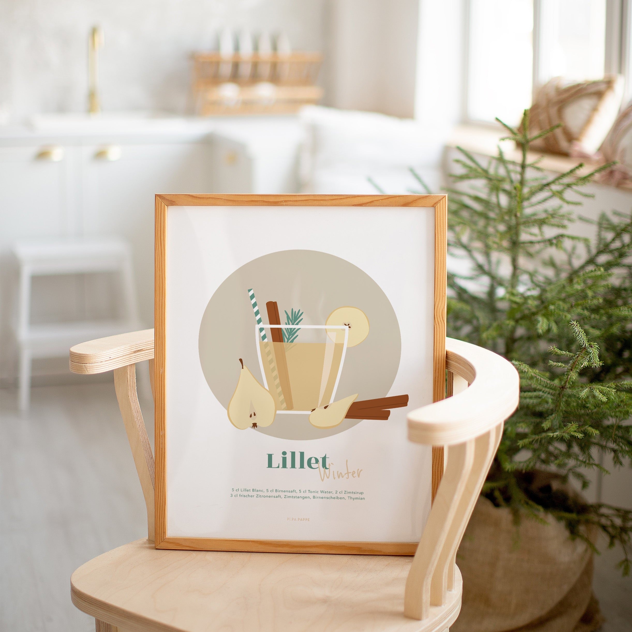 Poster Winter Lillet