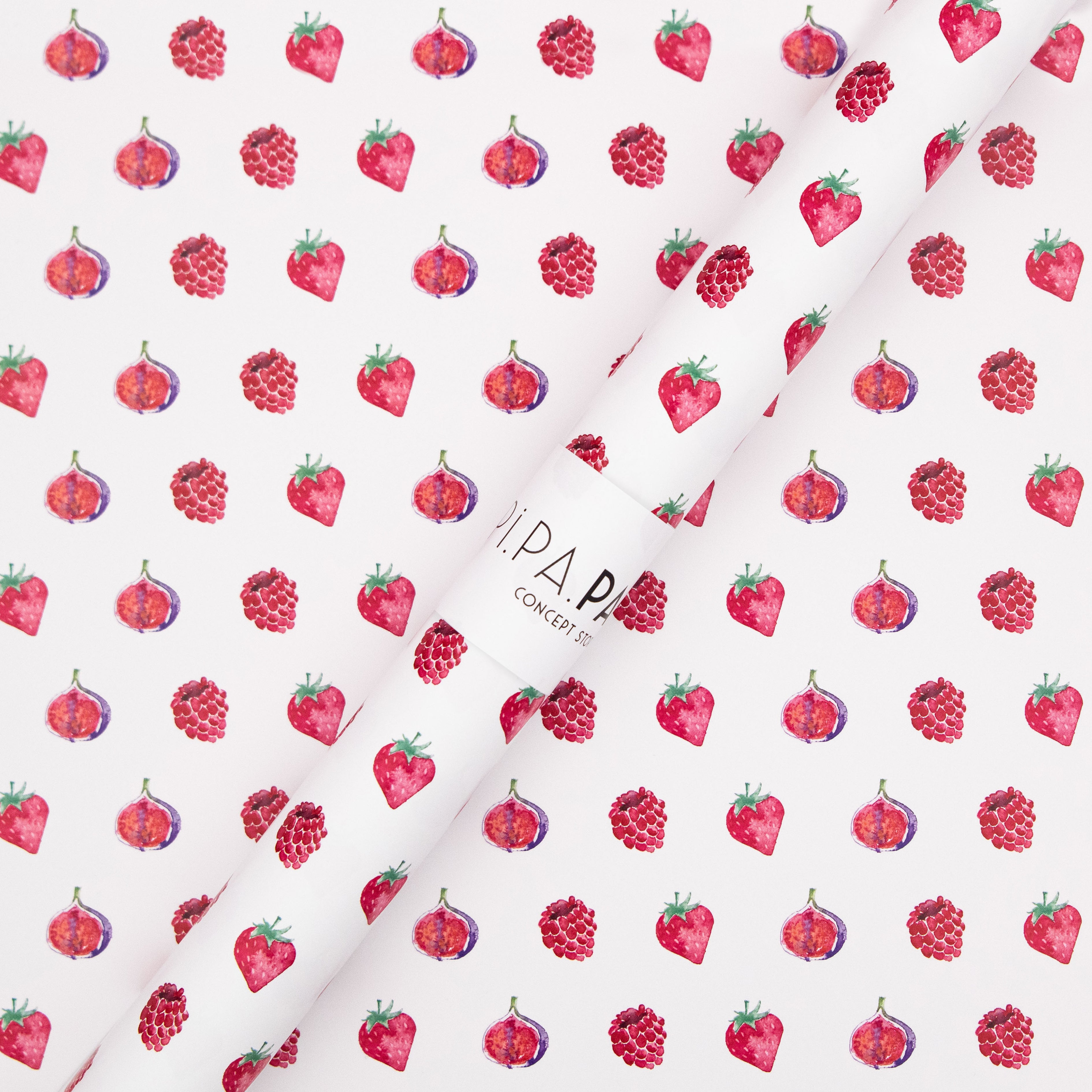 Geschenkpapier Erdbeere