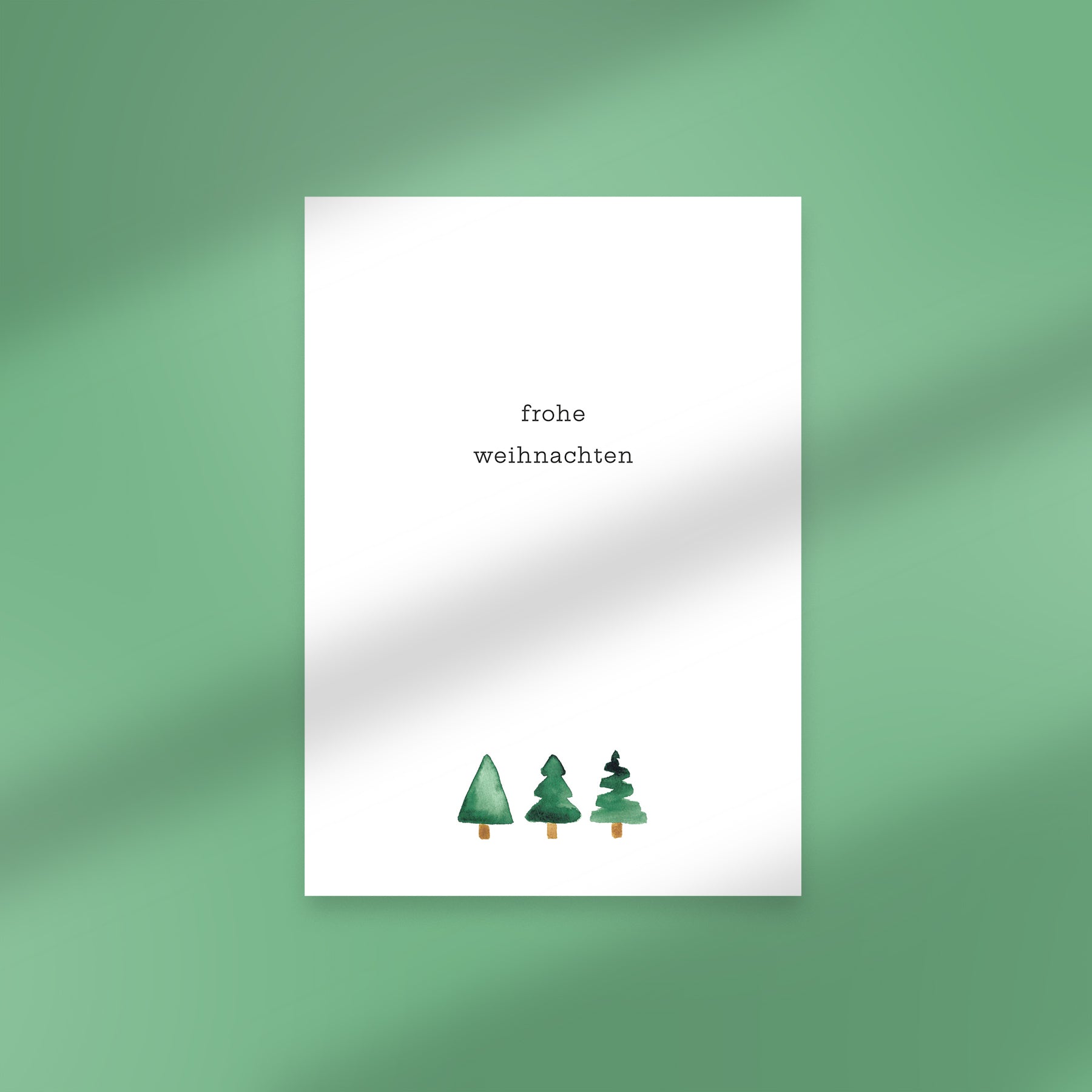 Karte XMAS Tannenbaum