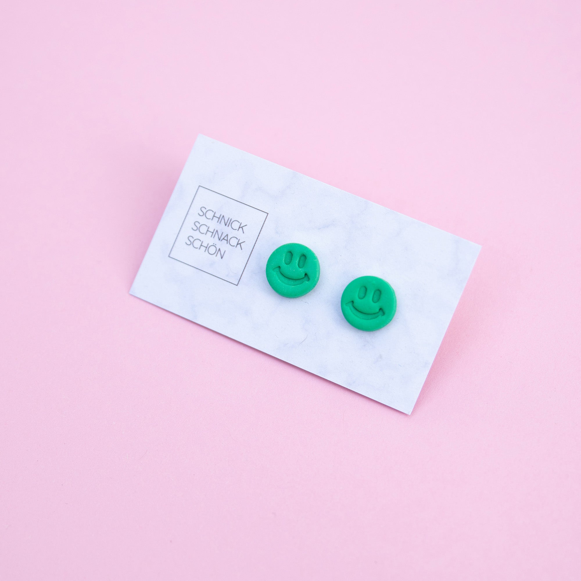 Ohrstecker Smiley