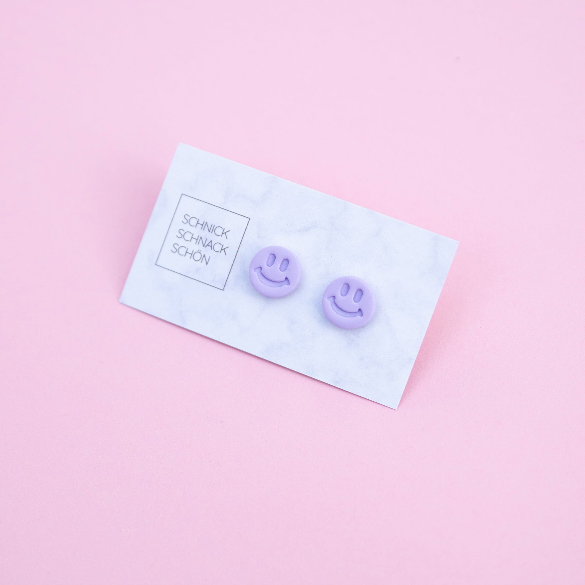 Ohrstecker Smiley