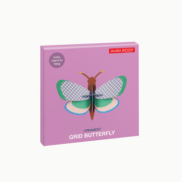 Lucky Charm Schmetterling kariert