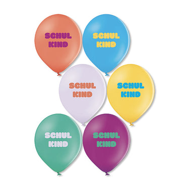Luftballon-Set Schulkind