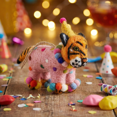 Filzanhänger Party-Tiger