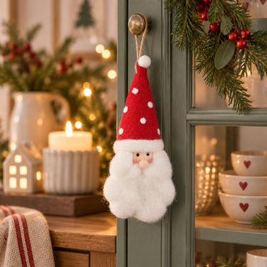 Aufhänger Santa, handgefilzt