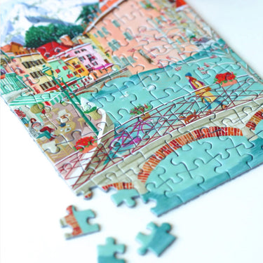 Minipuzzle French Alps, 99 Teile