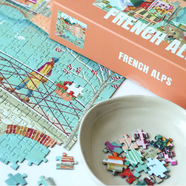 Puzzle French Alps, 500 Teile
