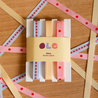 Geschenkband Dots, 3er Set