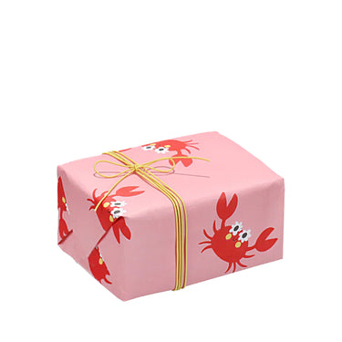 Geschenkpapier Krabbe, rosa
