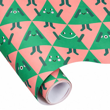 Geschenkpapier Tannen