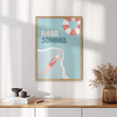 Poster Hallo Sommer