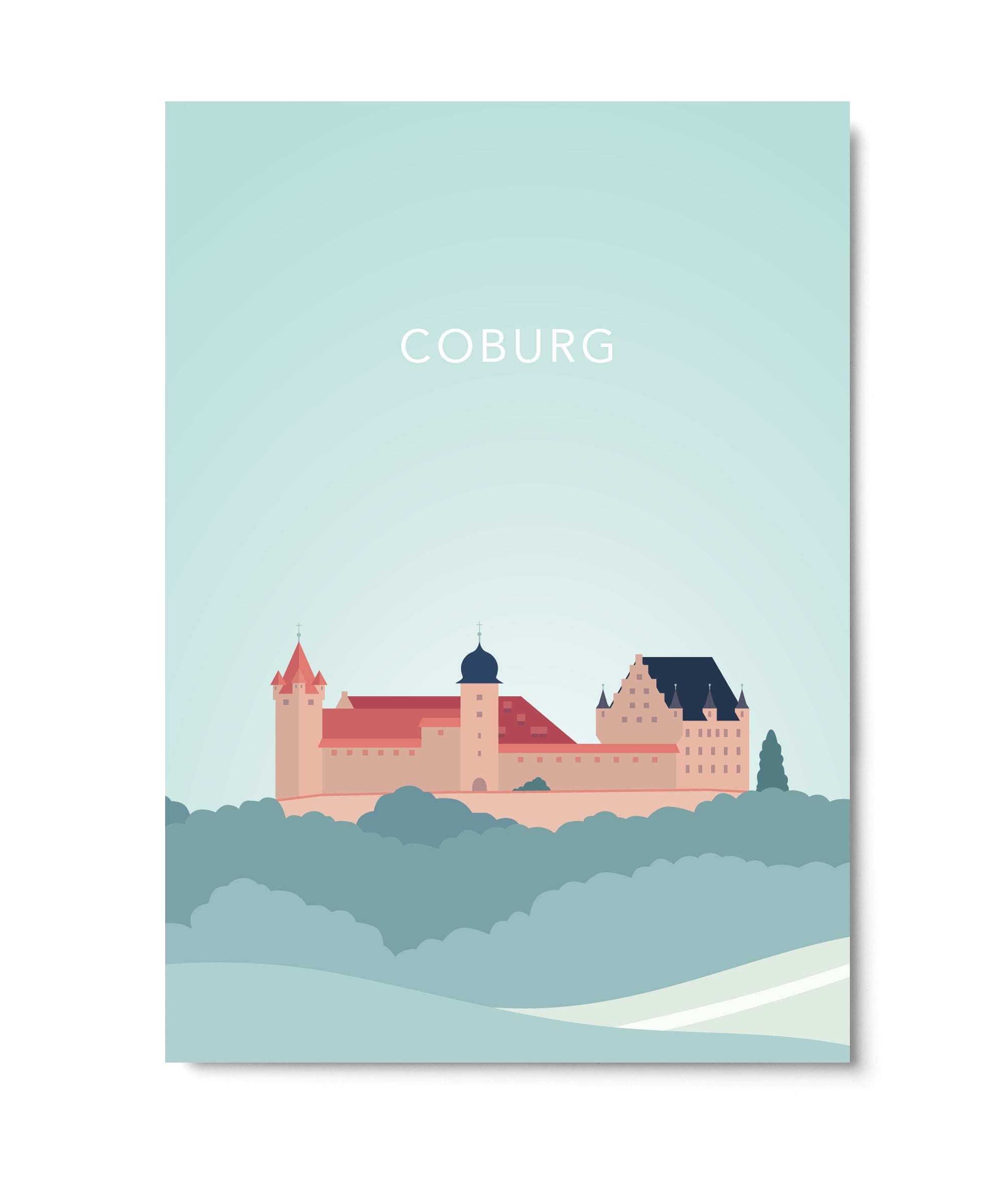 Karte Veste Coburg