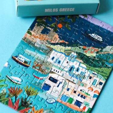 Minipuzzle Milos Greece, 99 Teile