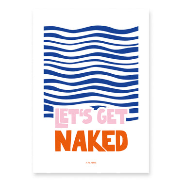 Poster Let's get naked
