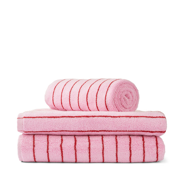 Naram Handtücher Pink & Rot – Moderne Handtücher – Pi.PA.PAPPE