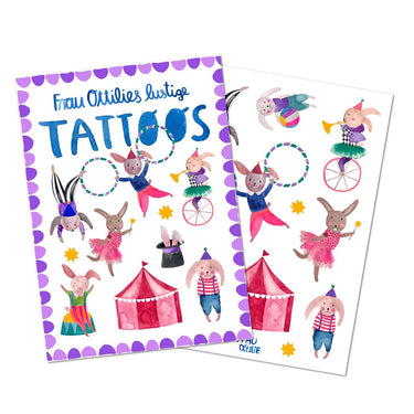 Tattoos Hasen im Zirkus