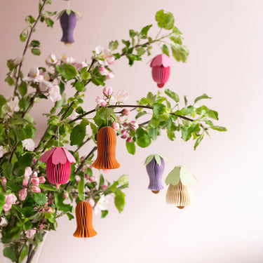 Papier-Anhänger Blumen