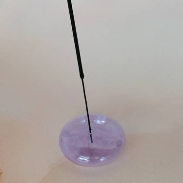 Räucherstäbchenhalter aus Glas