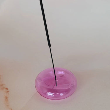 Räucherstäbchenhalter aus Glas