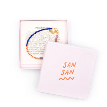 Armband Lente blue-raspberry