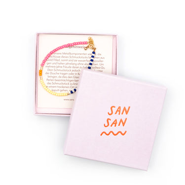 Armband Lente pink-citrus