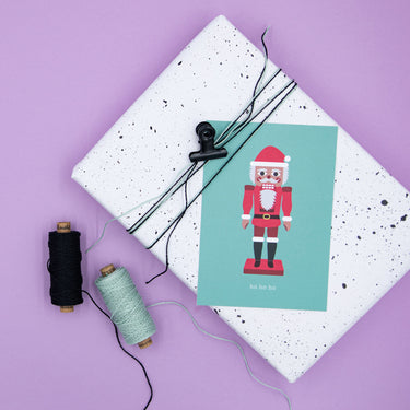 Postkarte XMAS Nussknacker-Santa