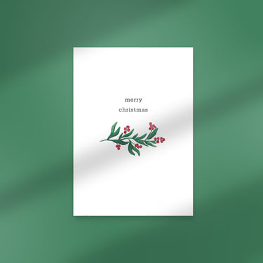 Postkarte XMAS Merry Christmas